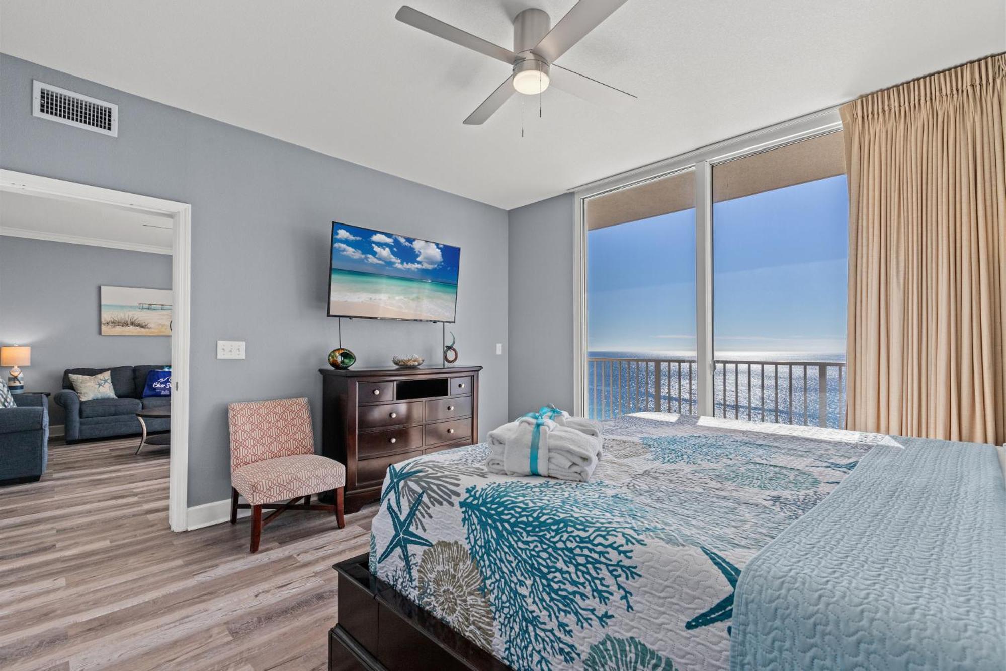 Tidewater Escape: 1Br/2Ba Beachfront Condo, Sleeps 6, Gulf Views & Comfort! Panama City Beach Exterior photo